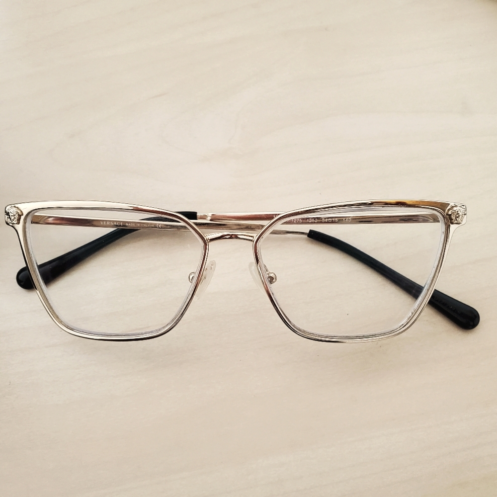 Authentic Versace Gold Glasses Frames with Case